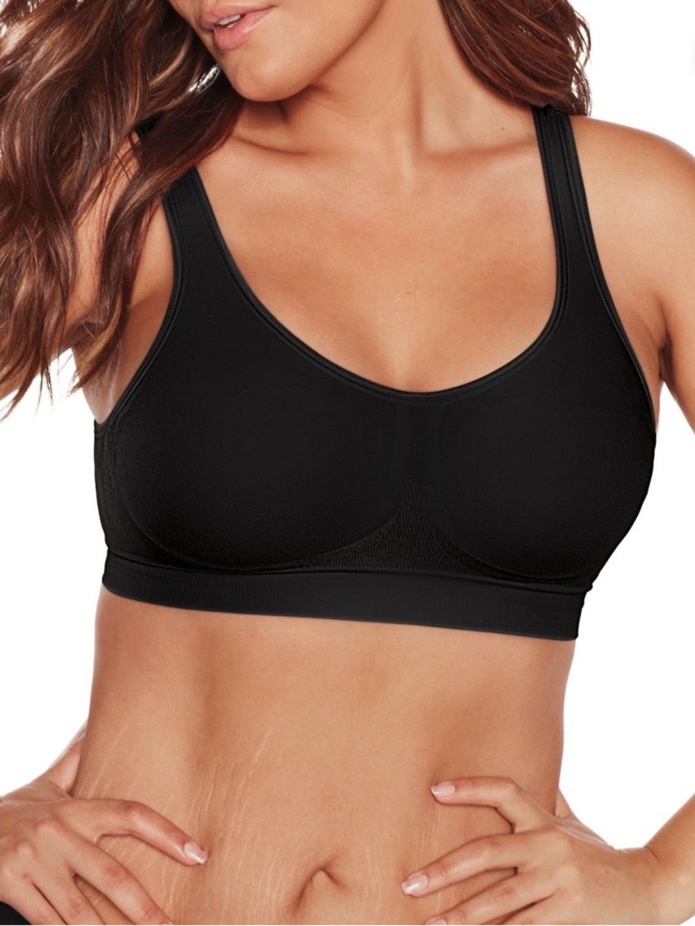 NIB 2 PACK Bali Comfort Revolution Bras XL Black & White
